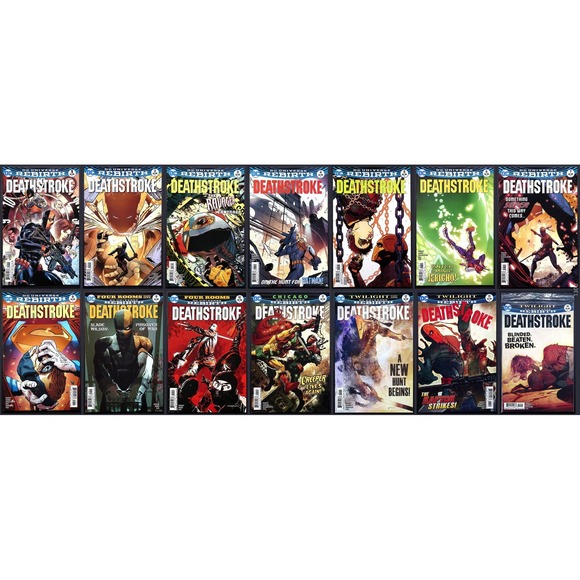 Other - DC Comics Rebirth Deathstroke Comic Lot Issues 1-14 + Rebirth One-Shot 2016-17
